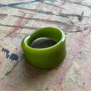 Vibrant Green Ring